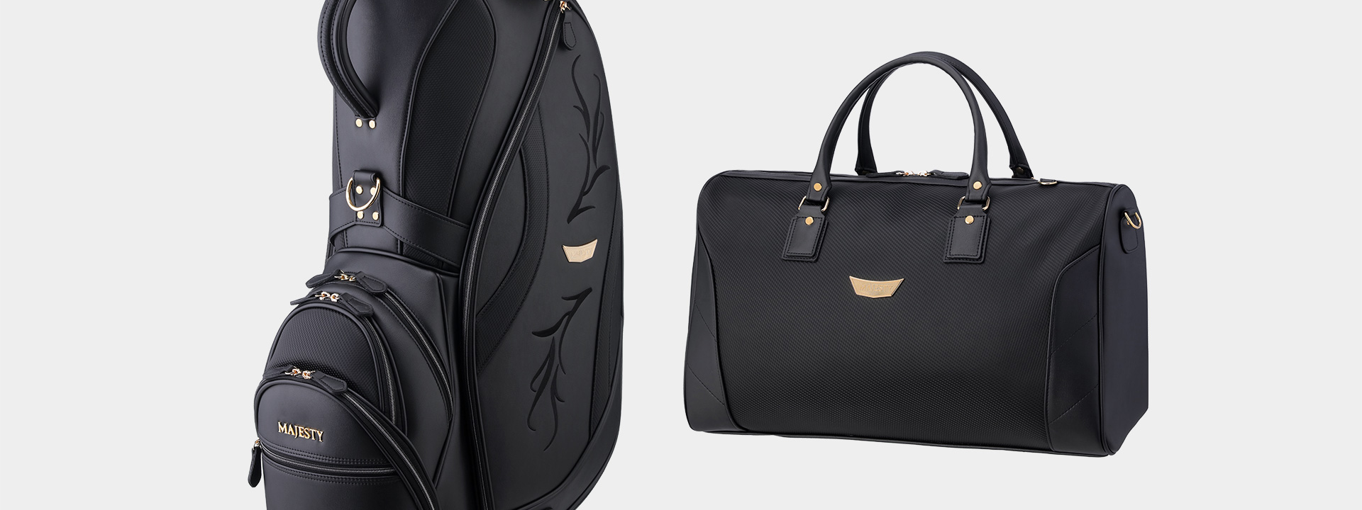 MAJESTY Premium 2 Caddy Bag & Boston Bag | Majesty